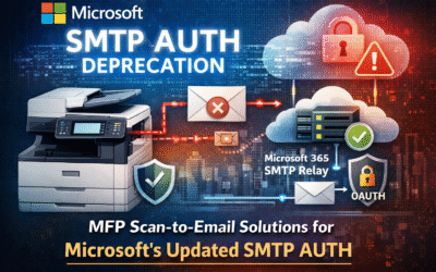 MFP Scan-to-Email Solutions for Microsoft’s SMTP AUTH Deprecation